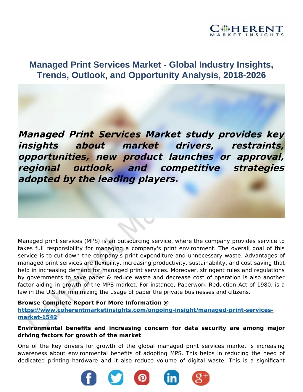managed print services market global industry