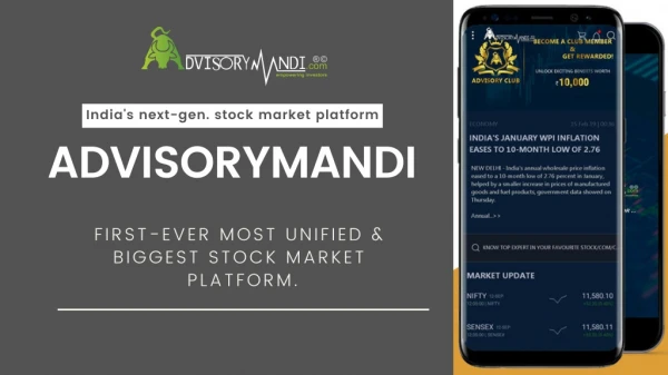Advisorymandi - Next Gen. Stock Market App
