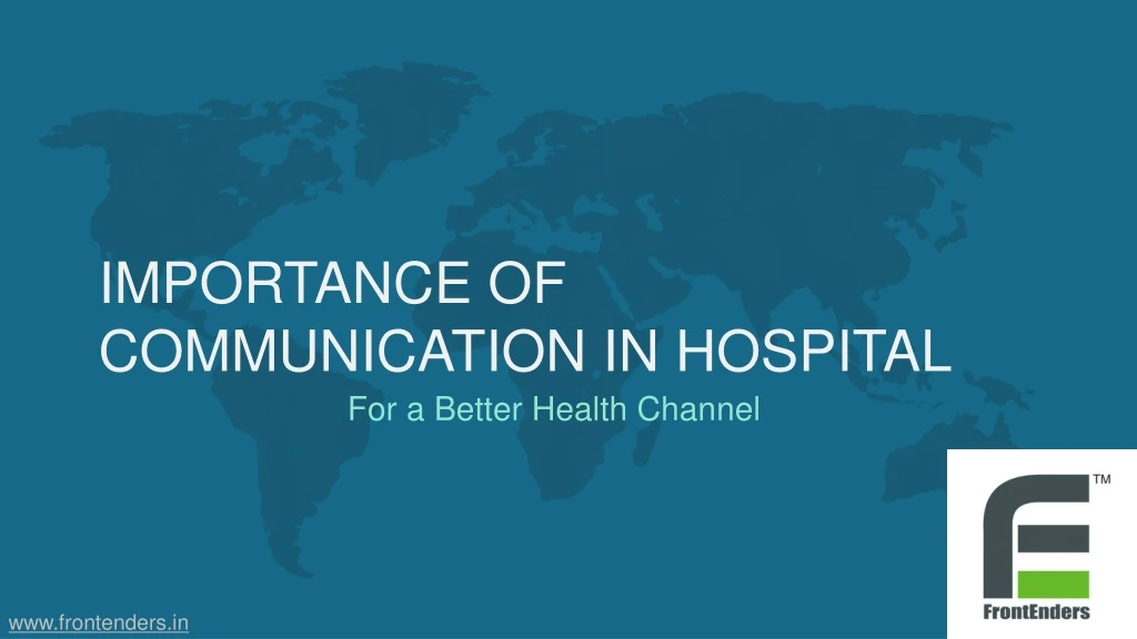 importance of communication in hospital