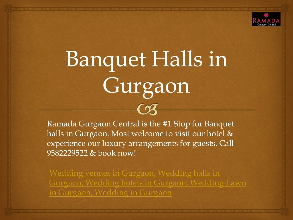 banquet halls in gurgaon