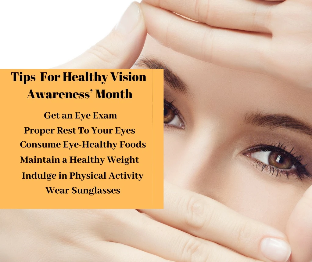tips for healthy vision awareness month