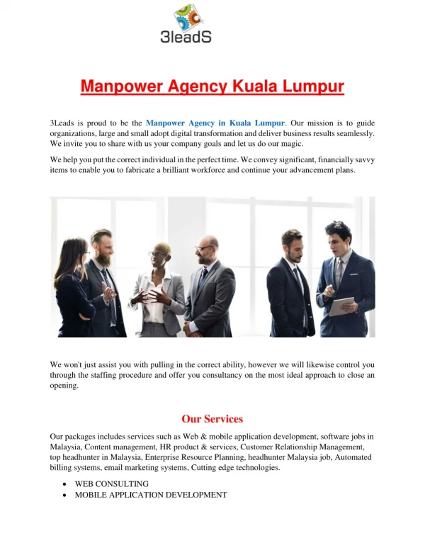 Manpower Agency Kuala Lumpur