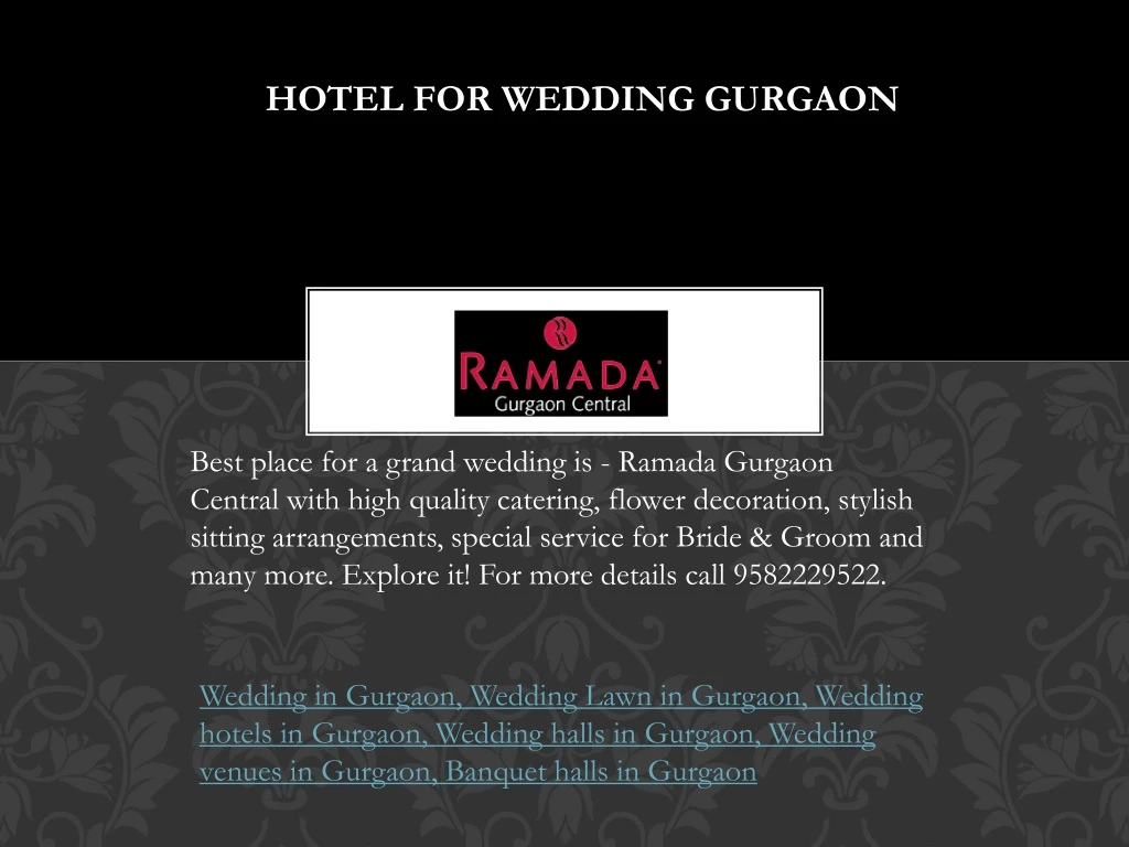 hotel for wedding gurgaon