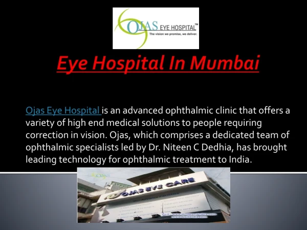 Cataract surgery In Mumbai