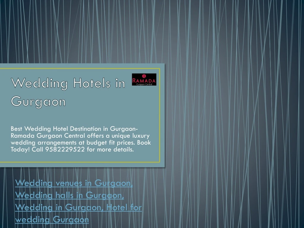 wedding hotels in gurgaon