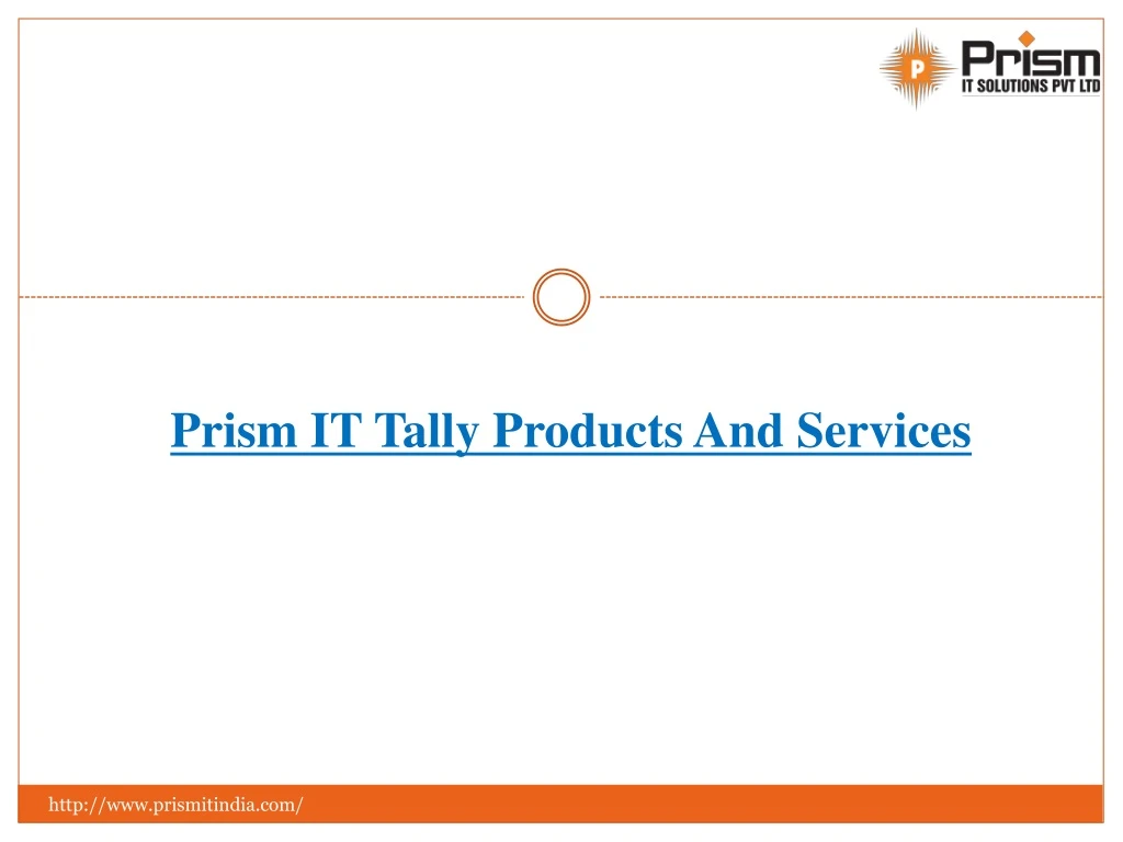 prism it tally products and services