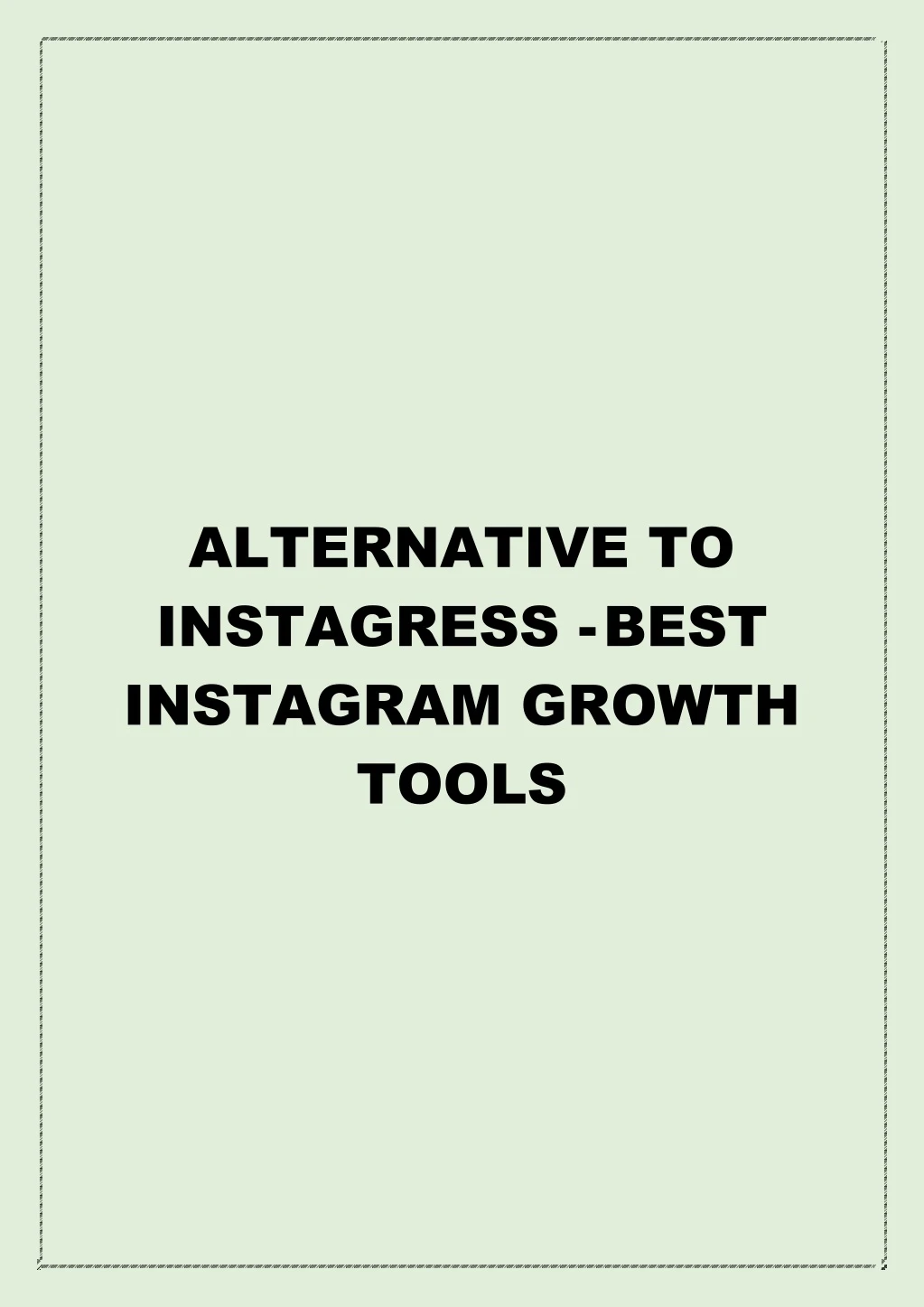 alternative to instagress best instagram growth