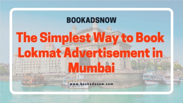 The Simplest Way to Book Lokmat Advertisement in Mumbai