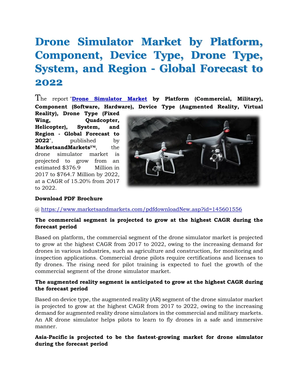 drone simulator market by platform component