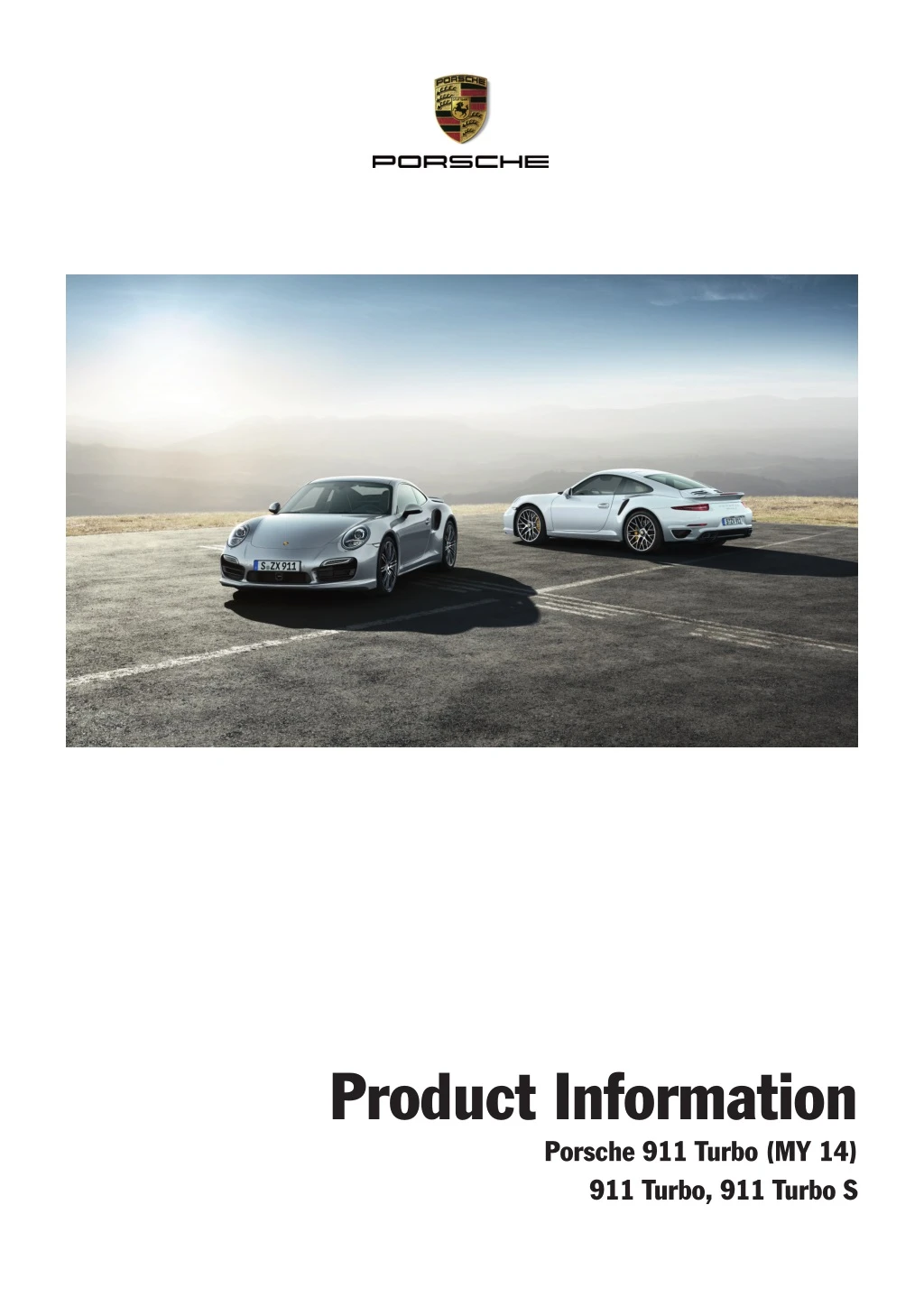 product information porsche 911 turbo