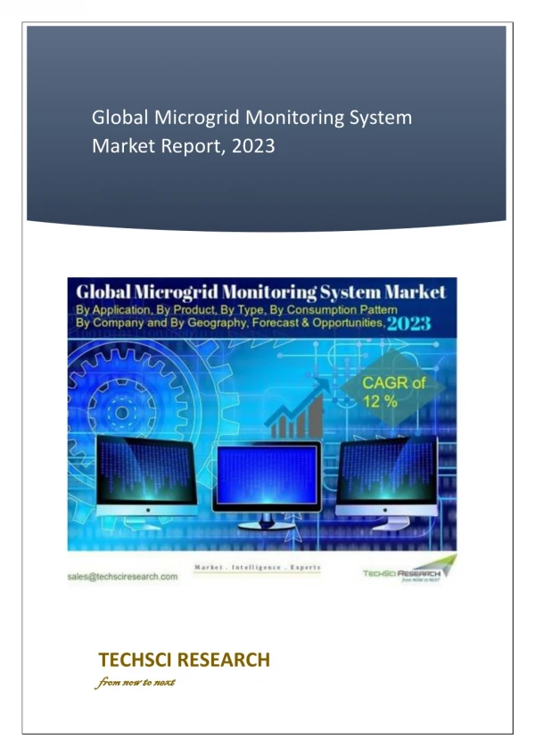 Microgrid Monitoring System Market Report | Global Analysis on Size, Share, Top Players with Forecast till 2024