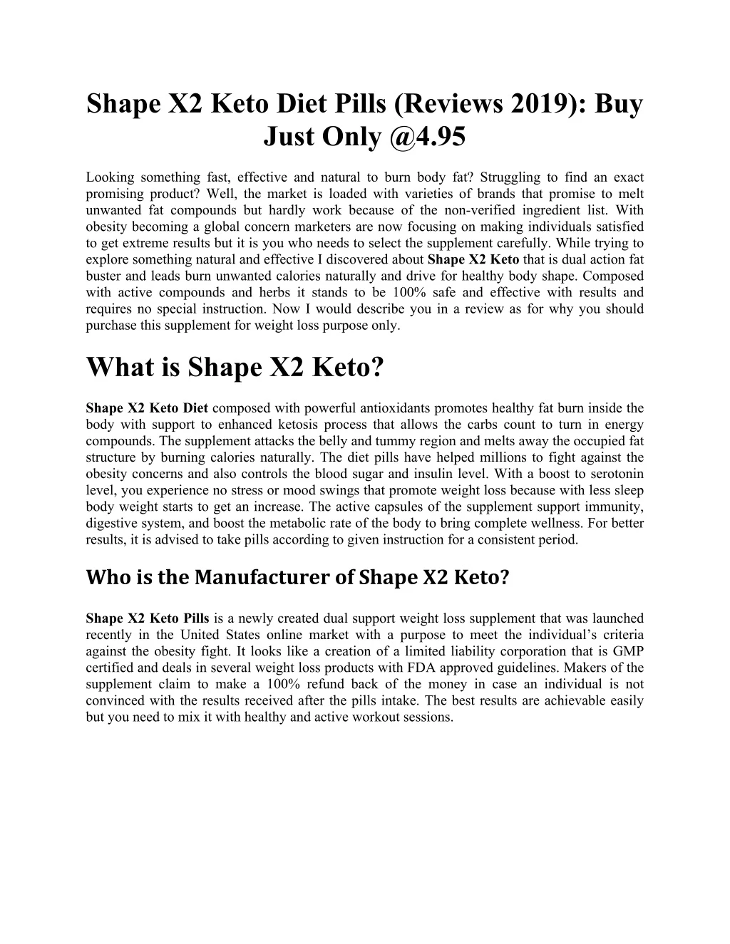 shape x2 keto diet pills reviews 2019 buy just