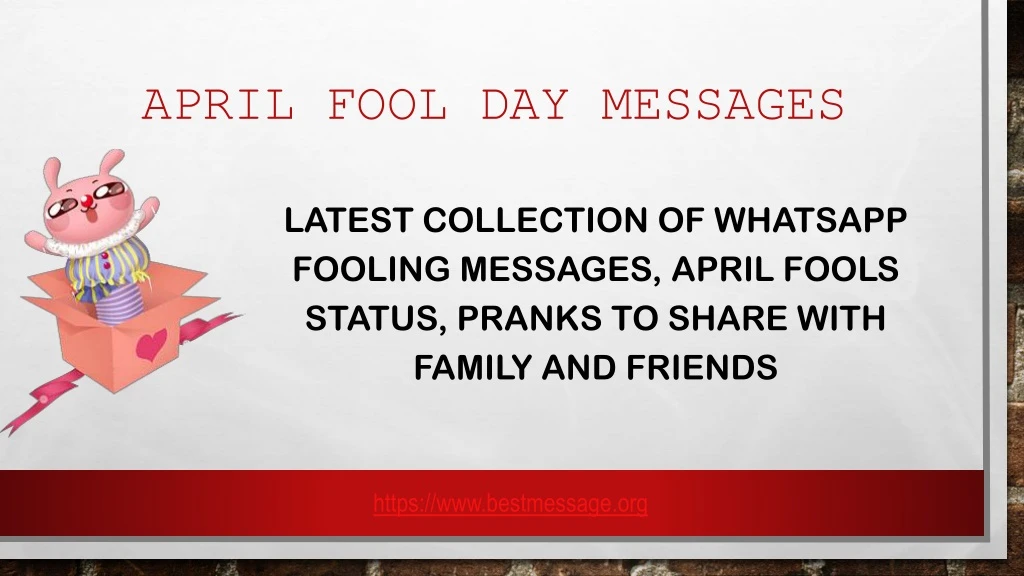 april fool day messages