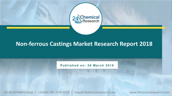 Non-ferrous Castings Market Research Report 2018