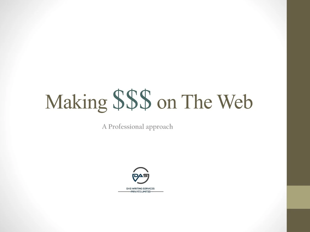 making on the web