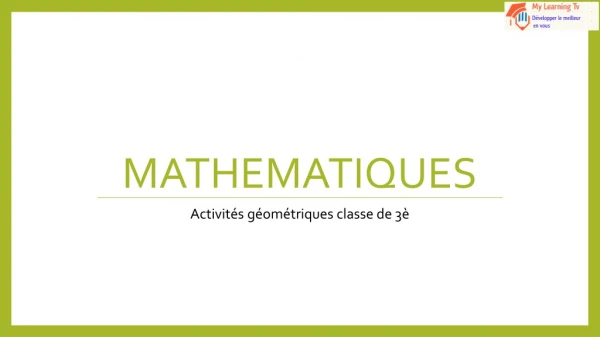 mathematiques