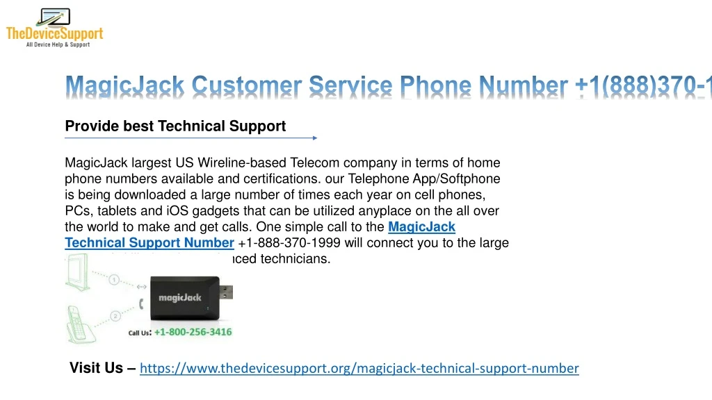magicjack customer service phone number