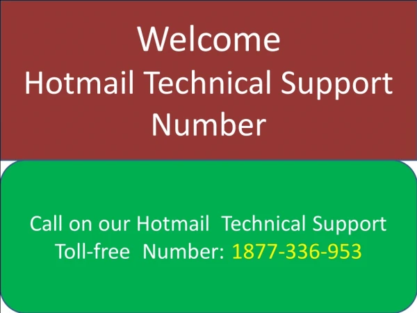 Hotmail Customer Support USA