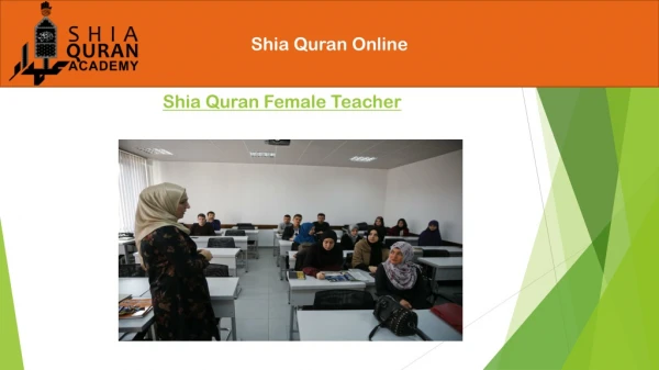 Shia Female Teacher