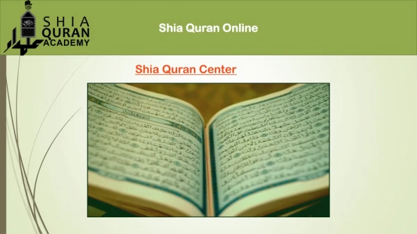 Shia Quran Center
