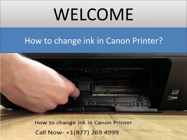 How to change ink in Canon Printer