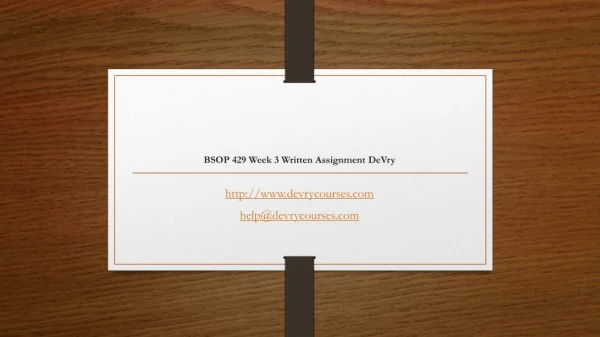 bsop 429 week 3 written assignment devry