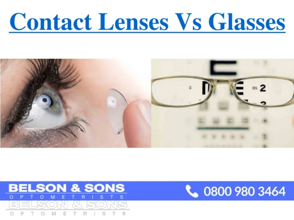 Contact lenses vs glasses