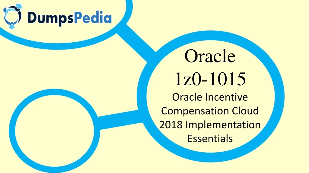oracle 1z0 1015 oracle incentive compensation