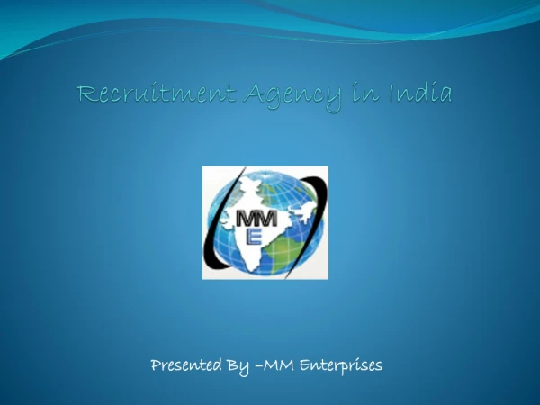 MM Enterprises Recruitment Agencies in India