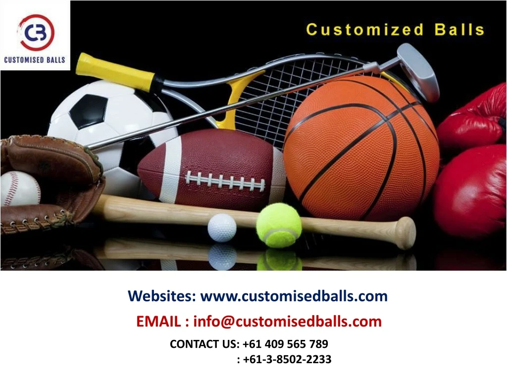 websites www customisedballs com