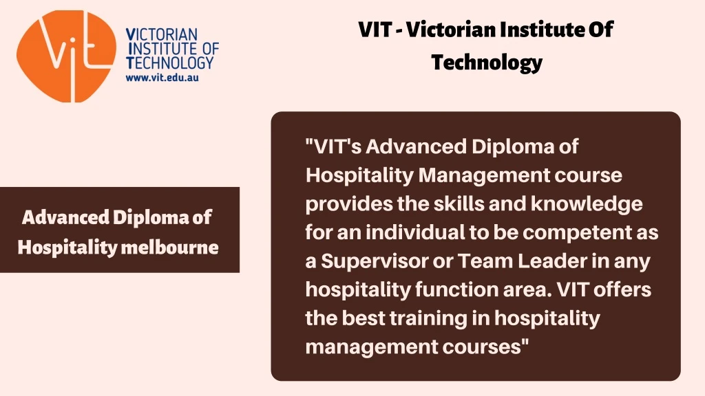 vit victorian institute of technology