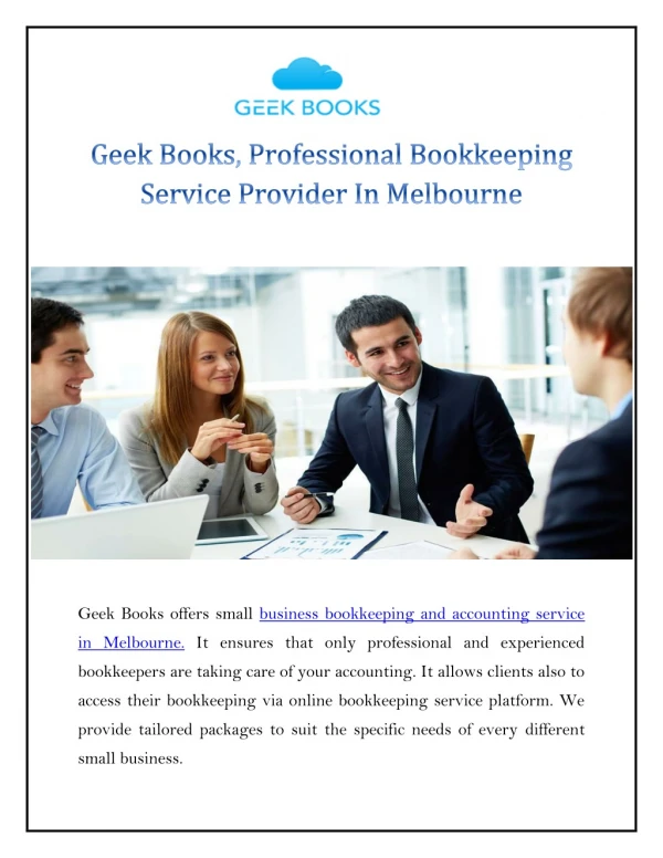 Geek Books,Professional BookKeeping Service Provider In Melbourne