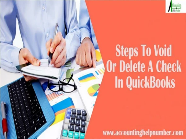 Steps To Void Or Delete A Check In QuickBooks