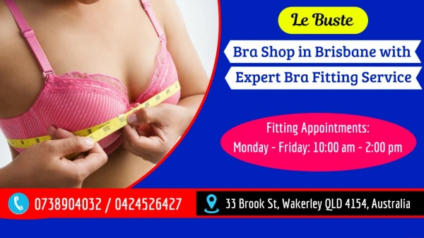 Bra Shop in Brisbane with Expert Bra Fitting Service