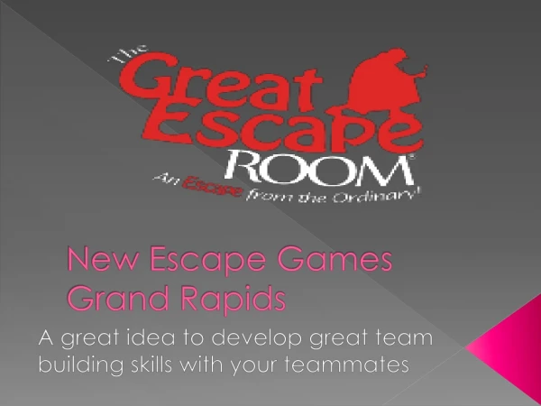 New Escape Games Grand Rapids