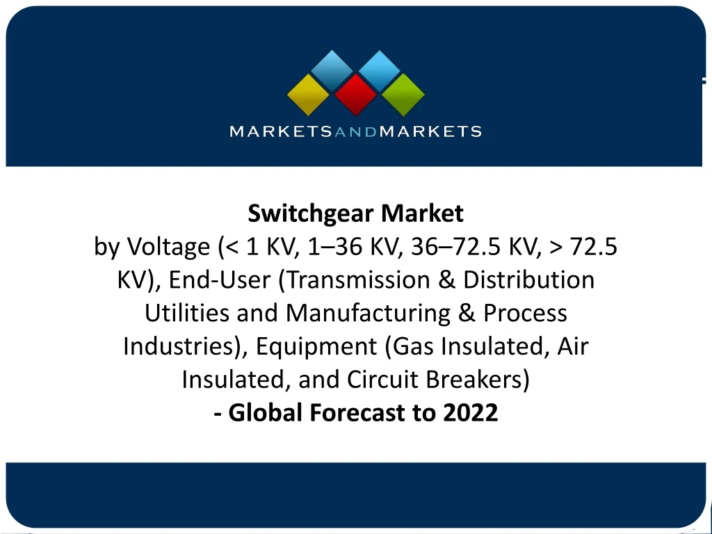 switchgear market by voltage