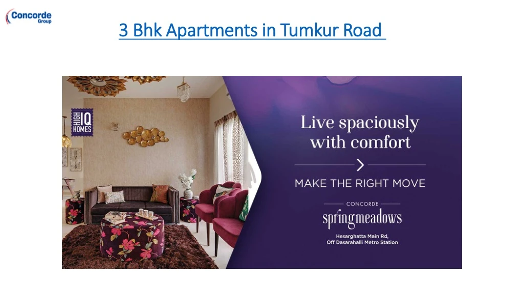 3 bhk apartments in t umkur road