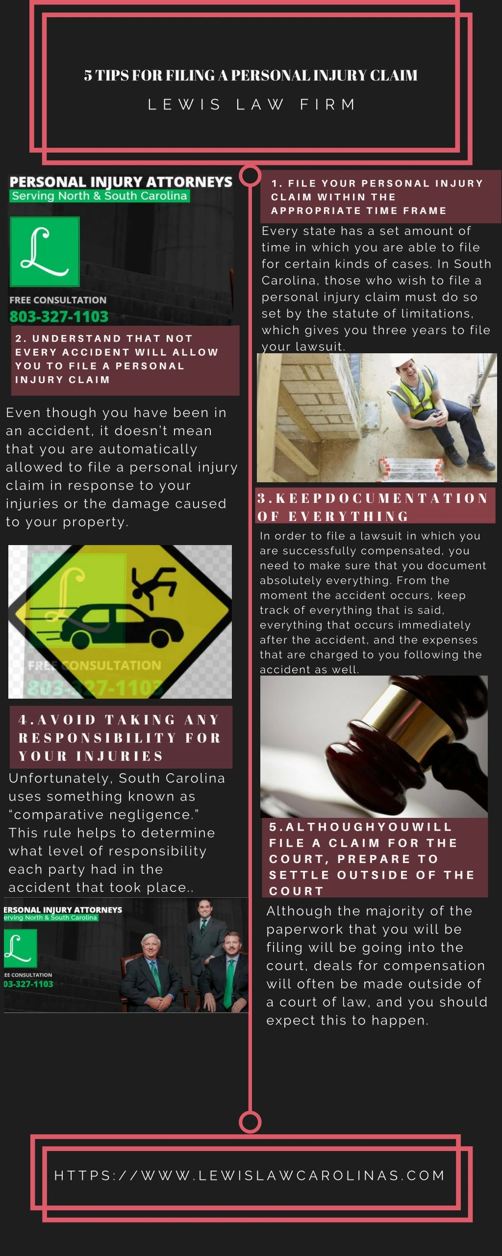 5 tips for filing a personal injury claim