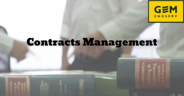 Get Construction Contract Drafting and Management at GEM Engserv