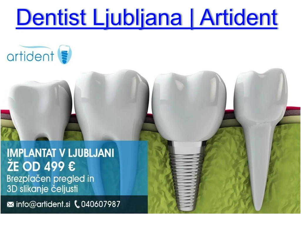 dentist ljubljana artident