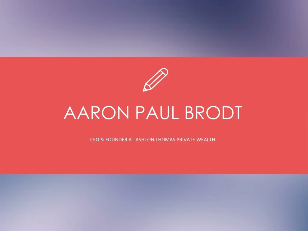 aaron paul brodt