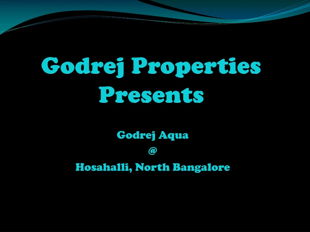 godrej properties presents