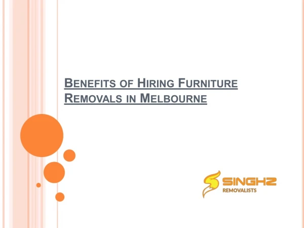 Available Furniture Movers Melbourne