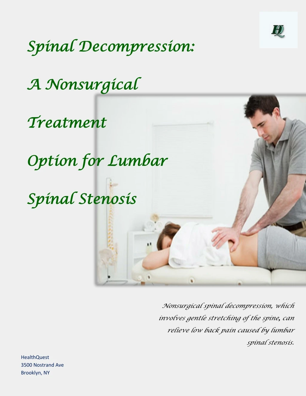 spinal decompression spinal decompression