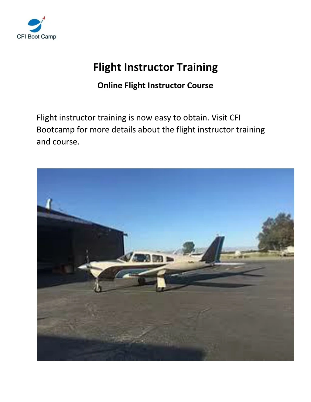 flight instructor training