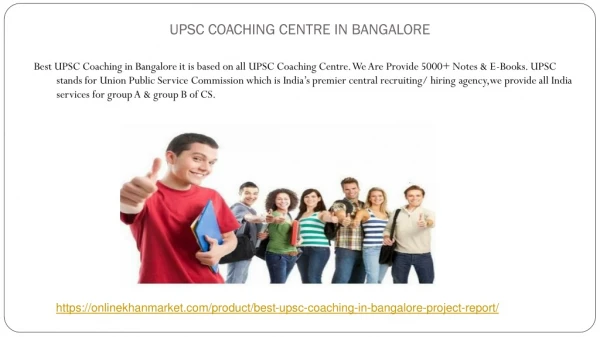Best UPSC Coaching In Bangalore - Online Khan Market