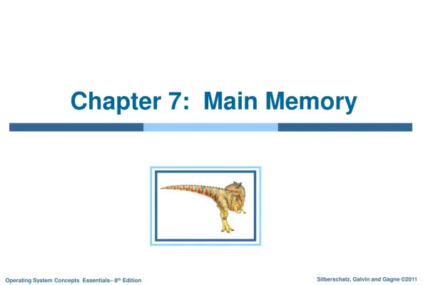 Chapter 7: Main Memory