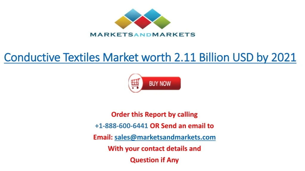 conductive textiles market worth 2 11 billion usd by 2021