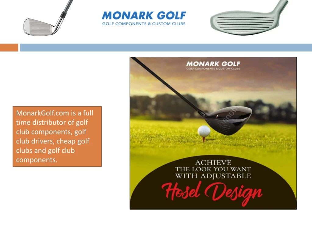 monarkgolf com is a full time distributor of golf
