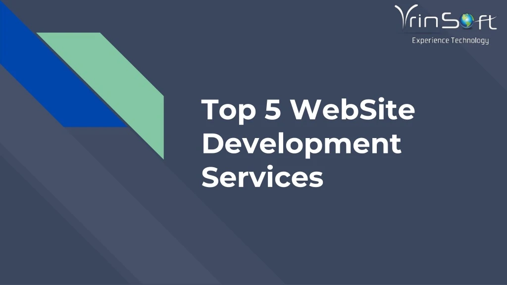 top 5 website development services